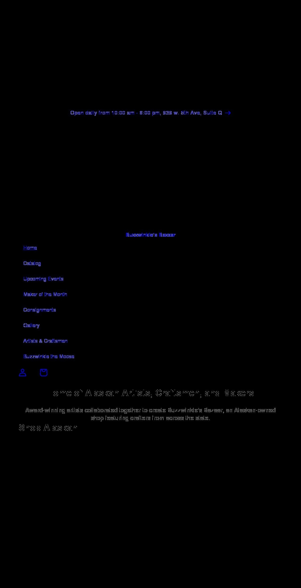 buzzwinkles.com shopify website screenshot