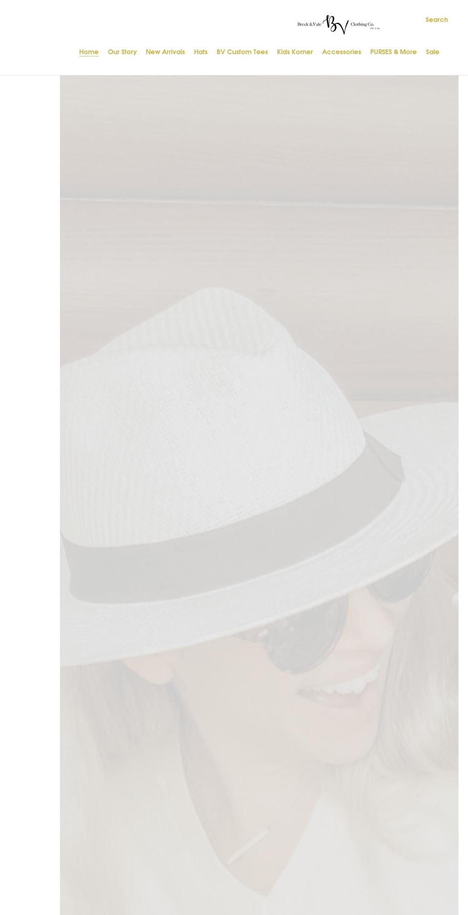bvclothingco.com shopify website screenshot
