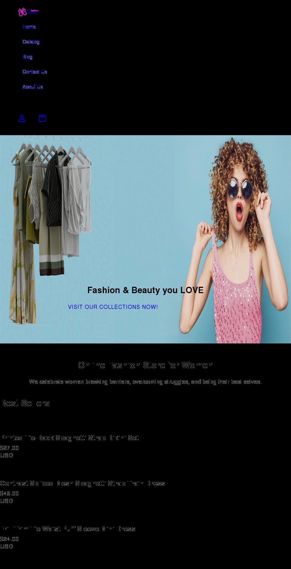 bvpfashionmarketing.com shopify website screenshot