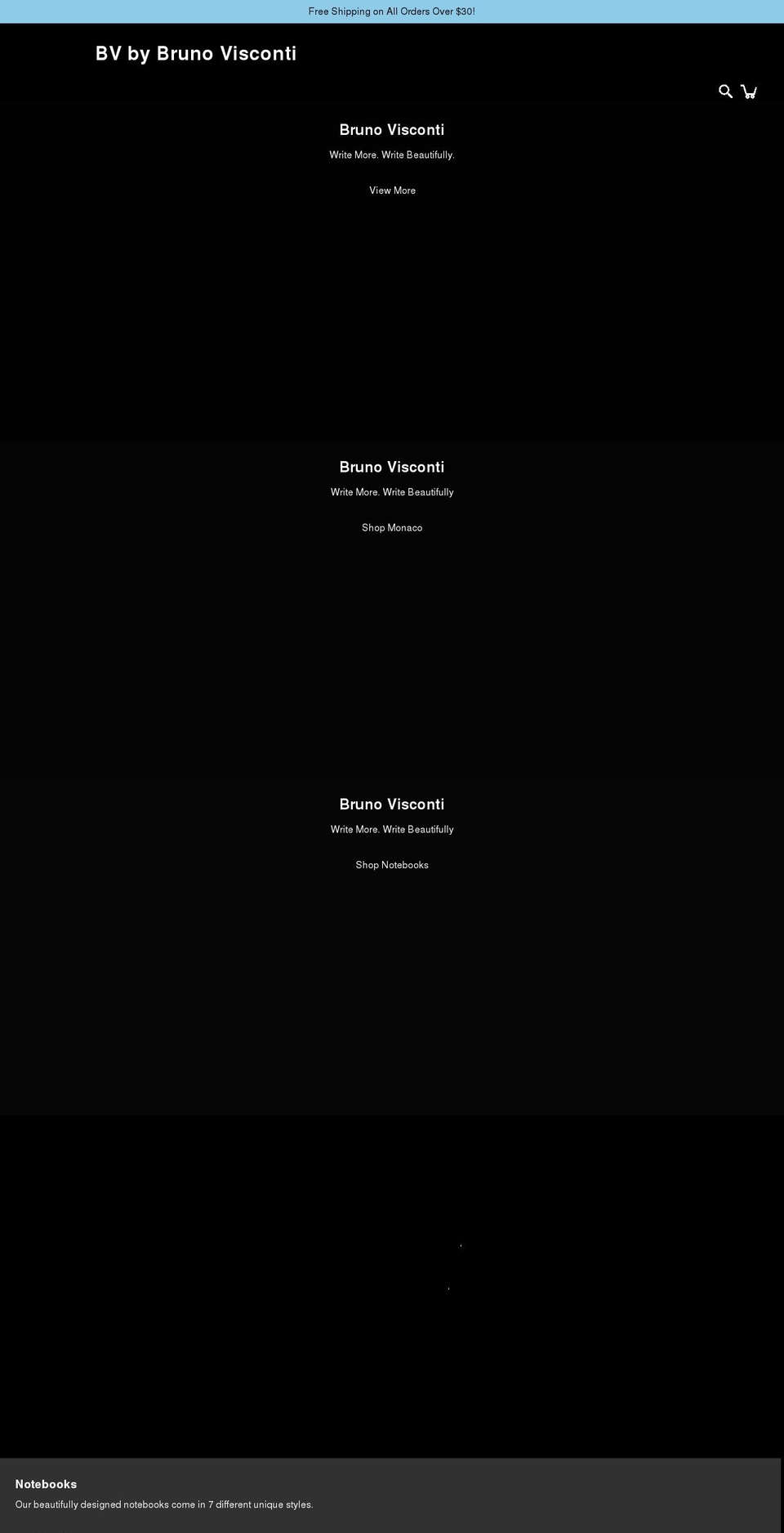 bvusa.org shopify website screenshot