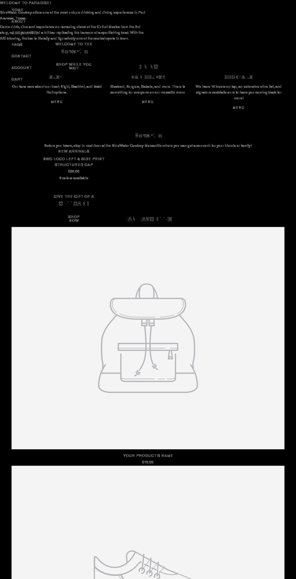 bwcporta.com shopify website screenshot