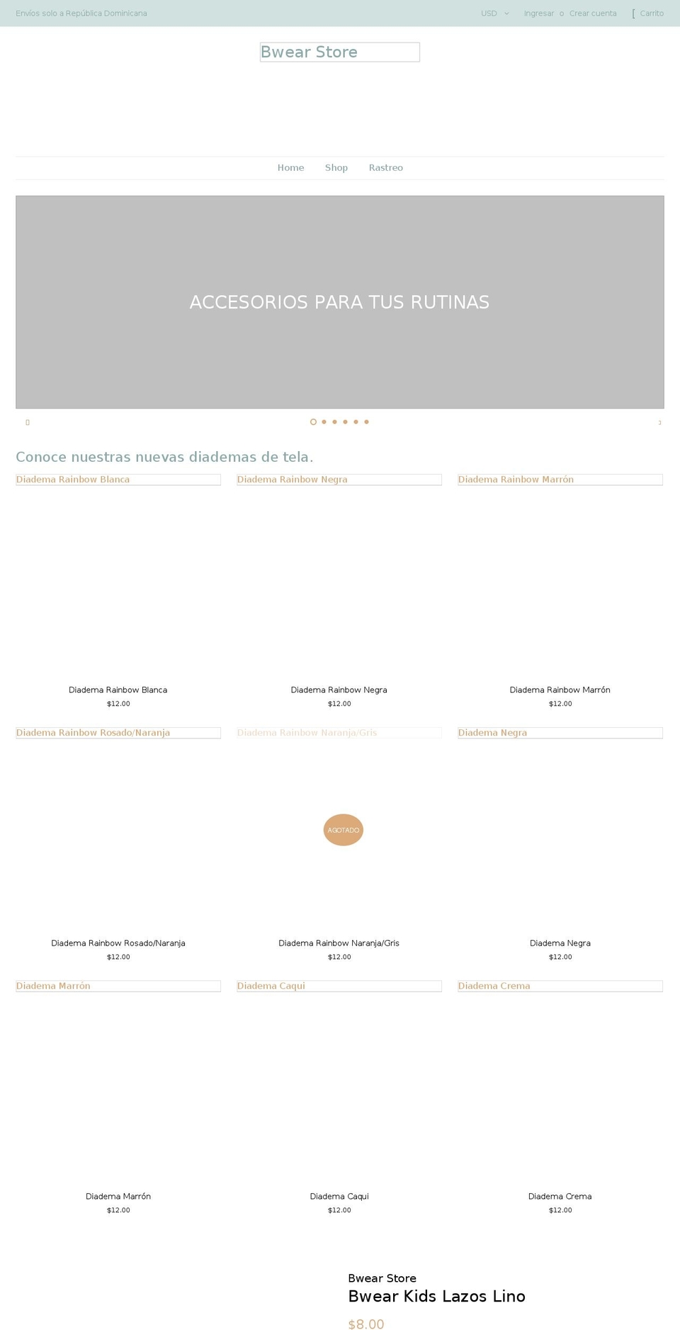 bwearstore.com shopify website screenshot