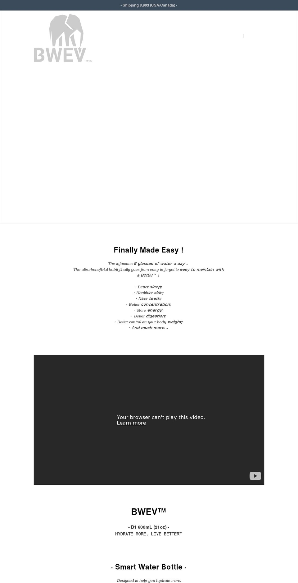 Copie de BWEV Shopify theme site example bwevbottle.com
