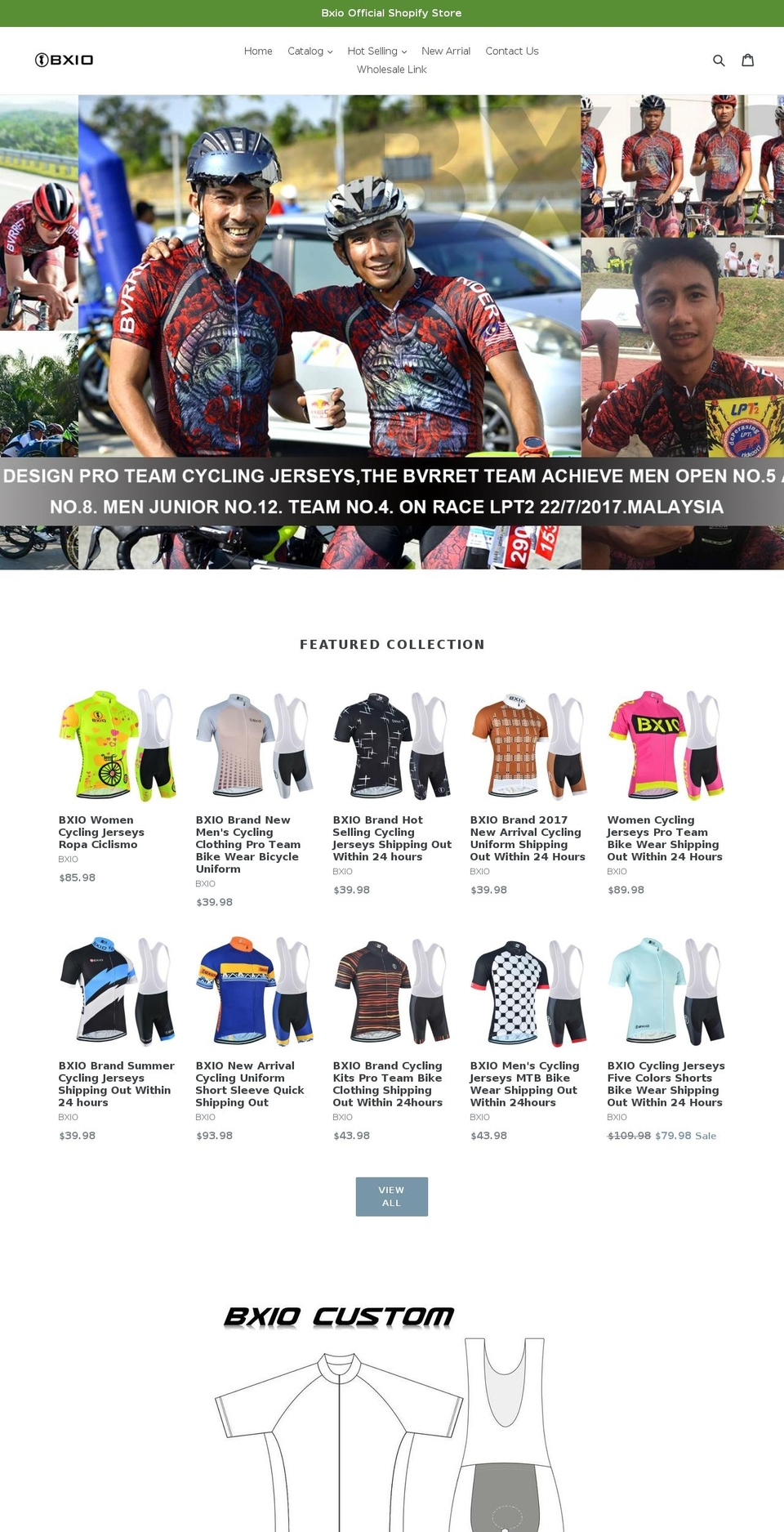 bxio.org shopify website screenshot