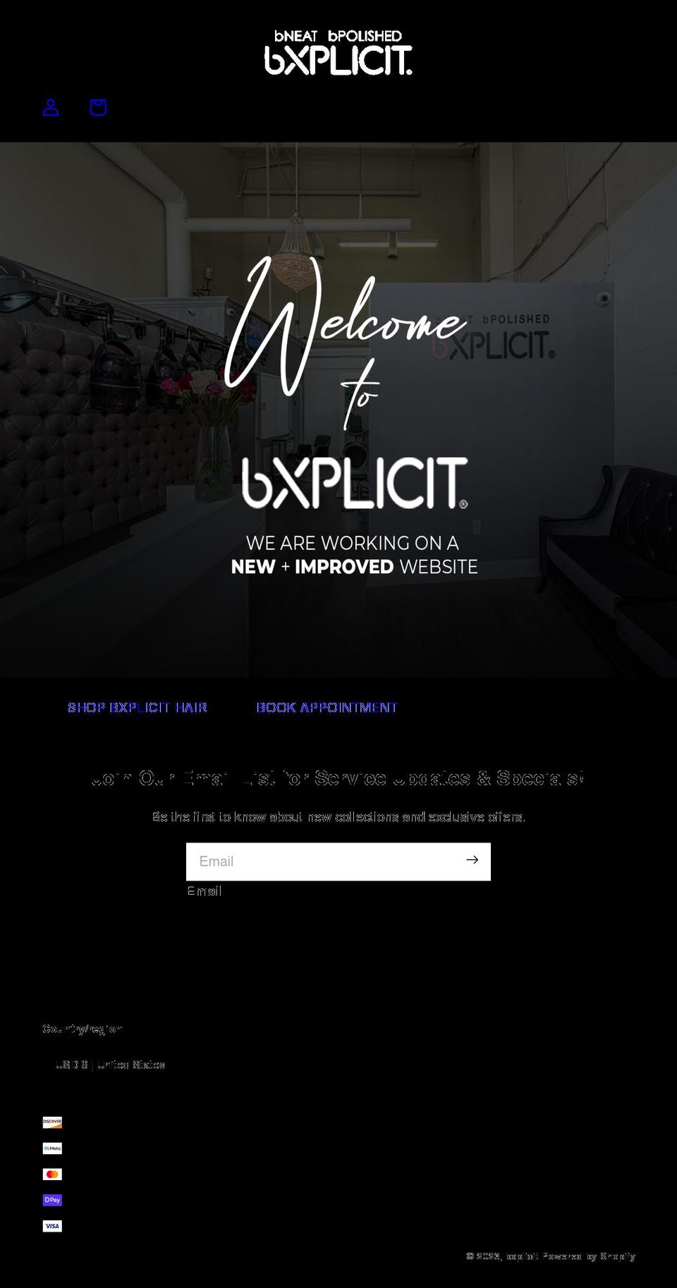 bxplicit.com shopify website screenshot