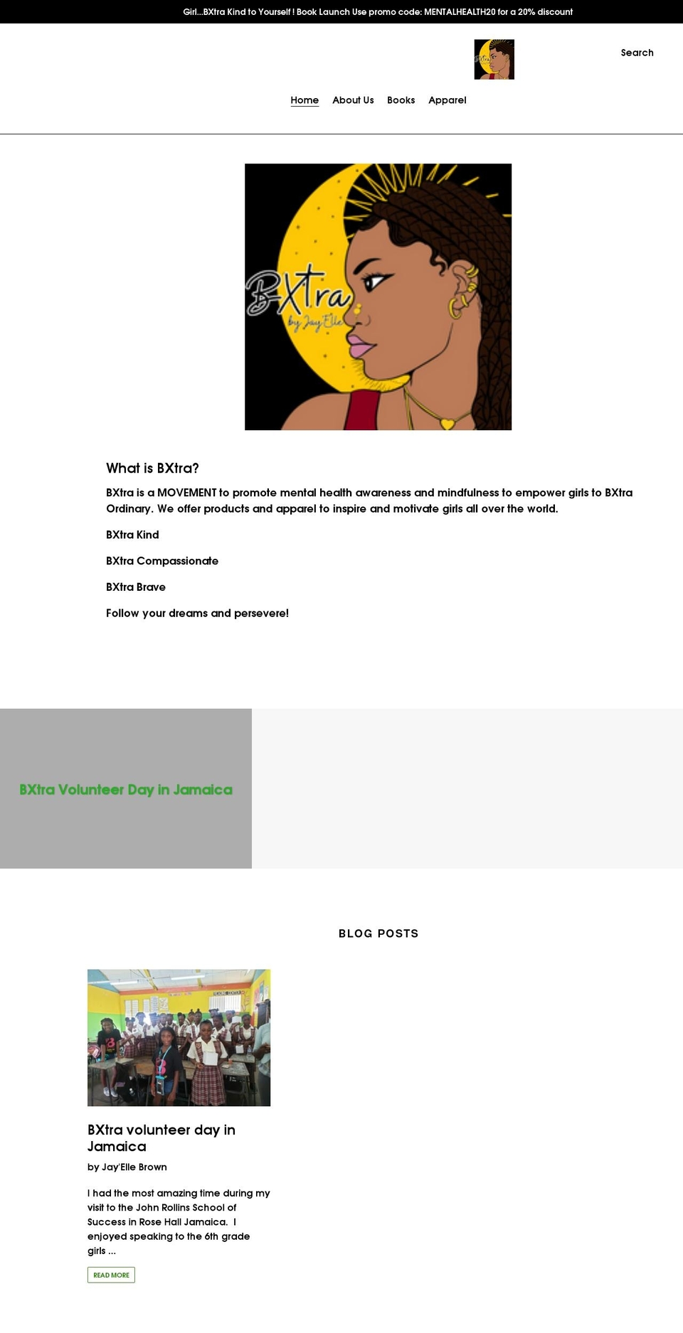bxtrajayelle.com shopify website screenshot