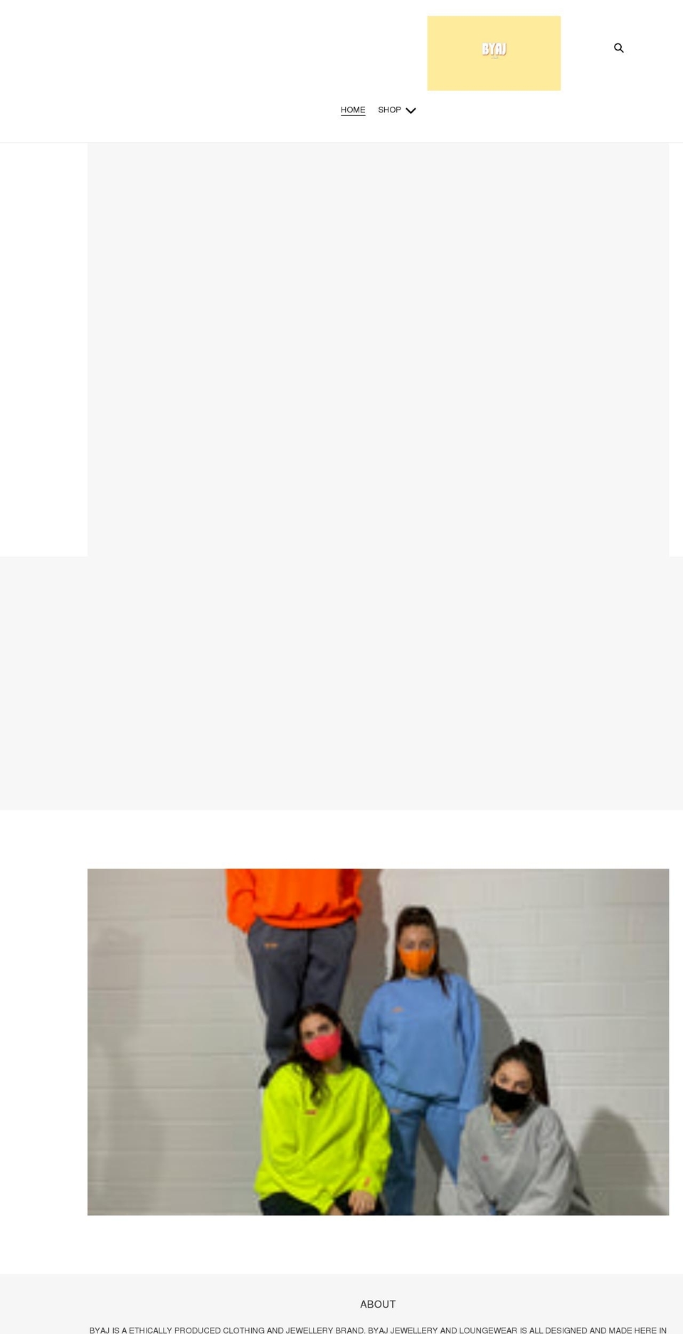 byaj.org shopify website screenshot