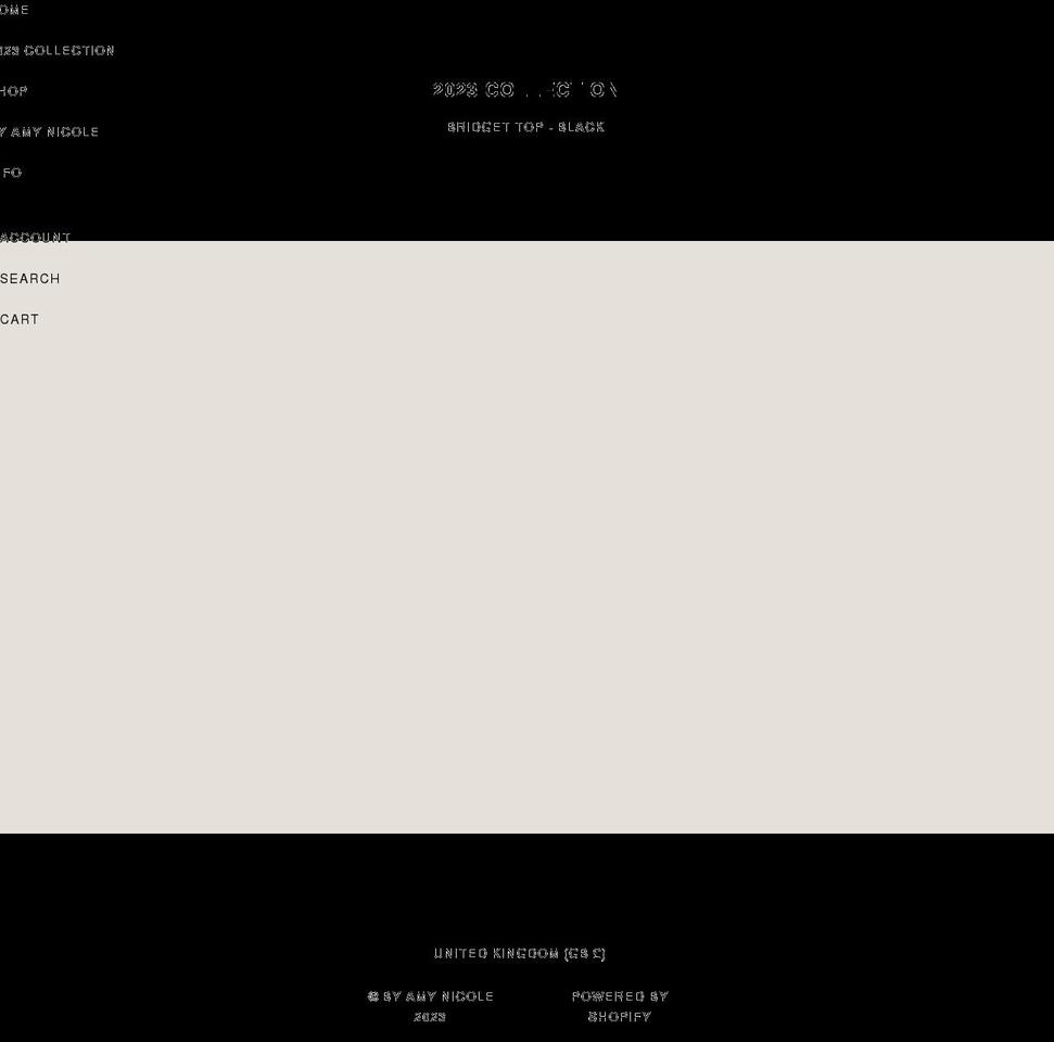 byamynicole.com shopify website screenshot