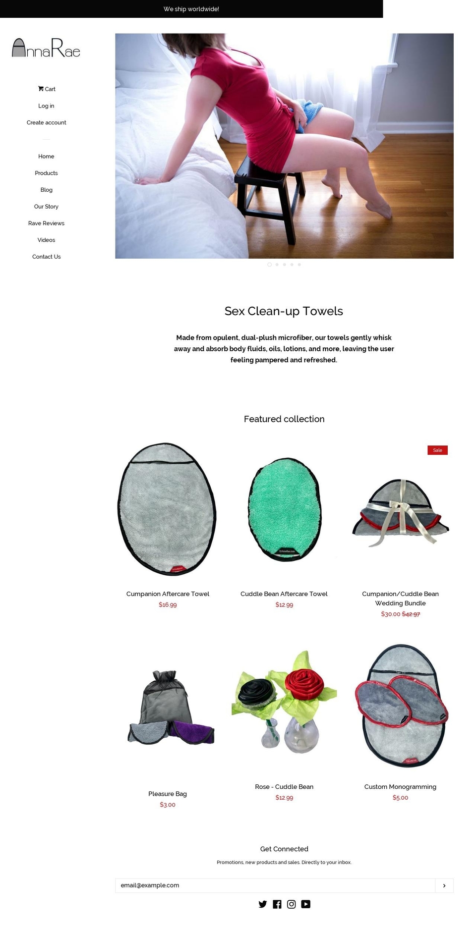 byannarae.com shopify website screenshot