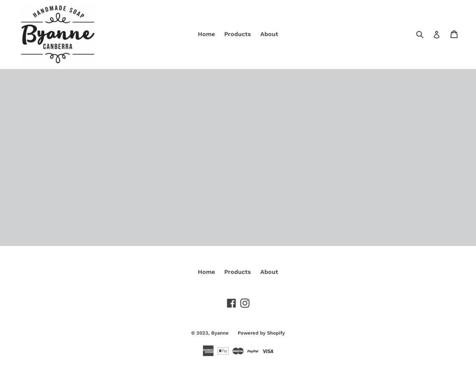 byanne.com.au shopify website screenshot