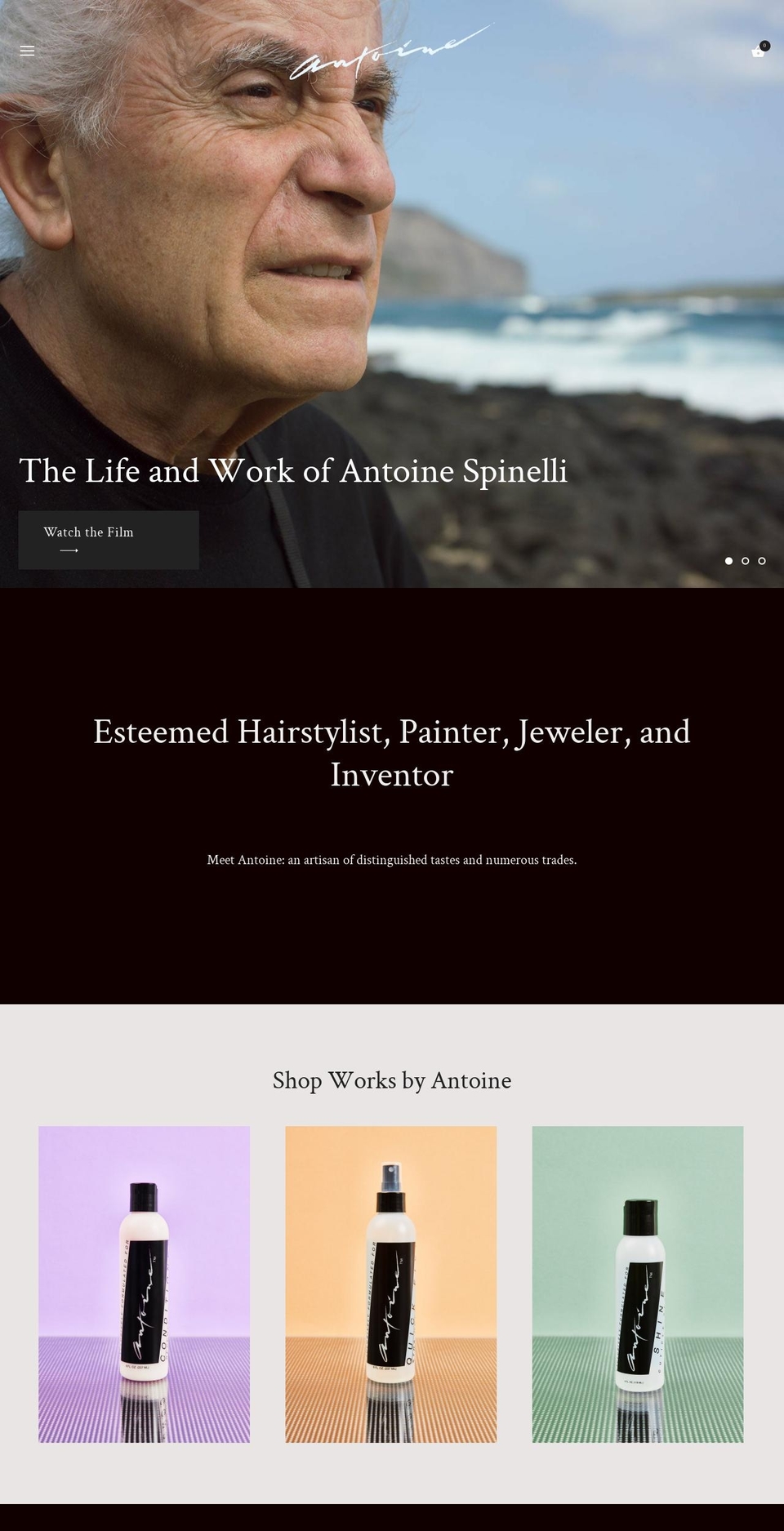 byantoine.com — Shopify storefront screenshot