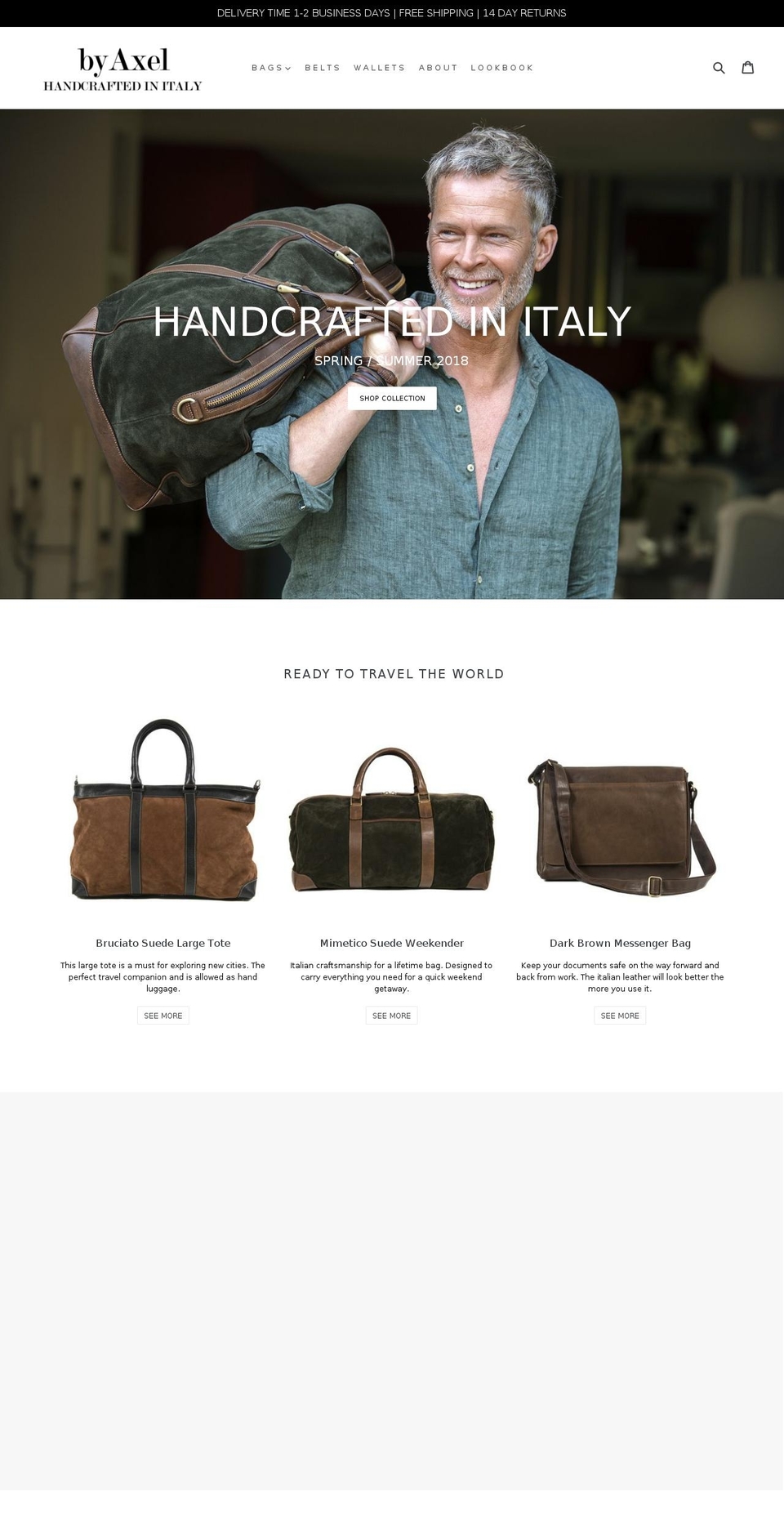 byaxel.se shopify website screenshot