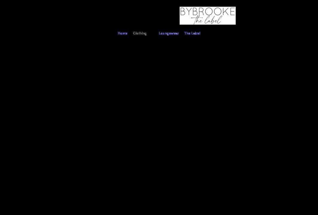 bybrookethelabel.co.uk shopify website screenshot