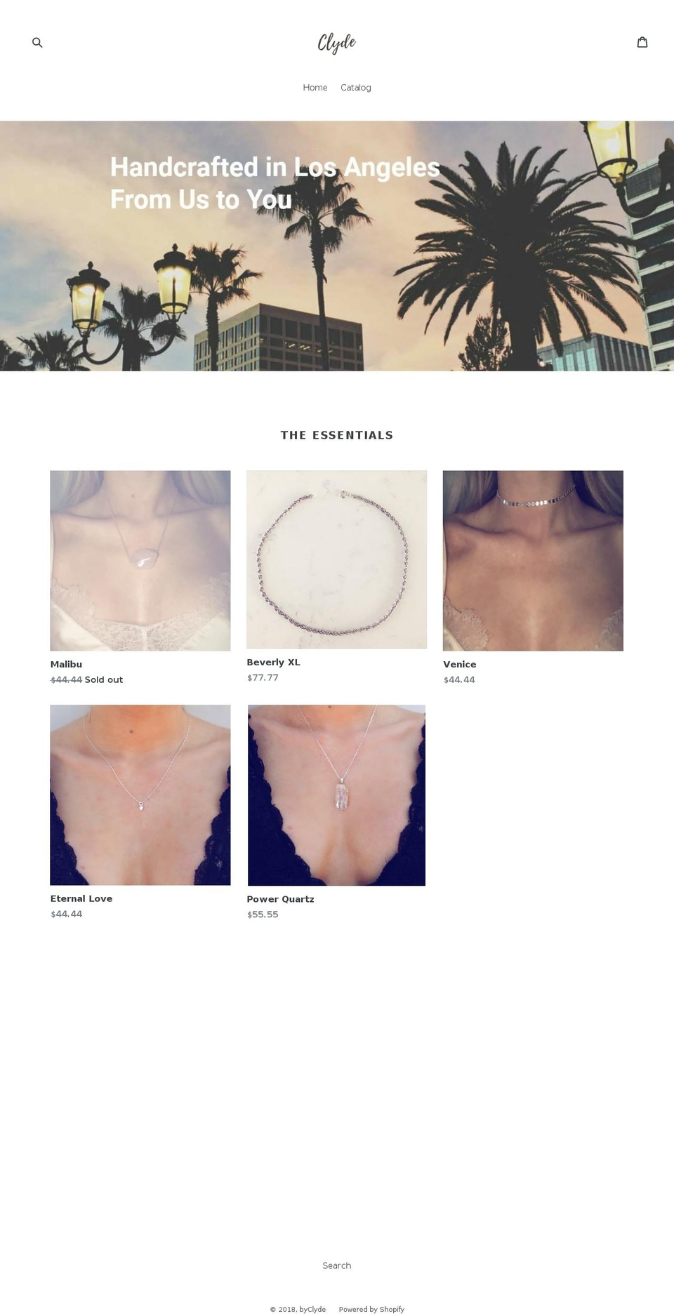 byclyde.com — Shopify storefront screenshot