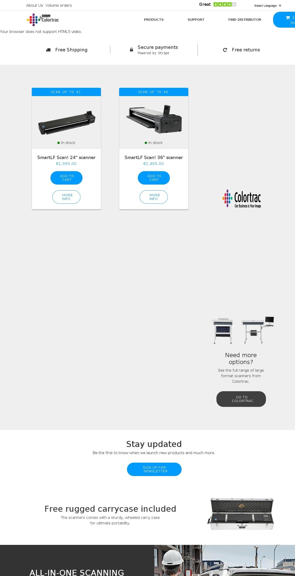 bycolortrac.com shopify website screenshot