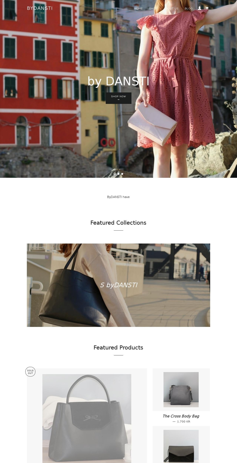 bydansti.com — Shopify storefront screenshot