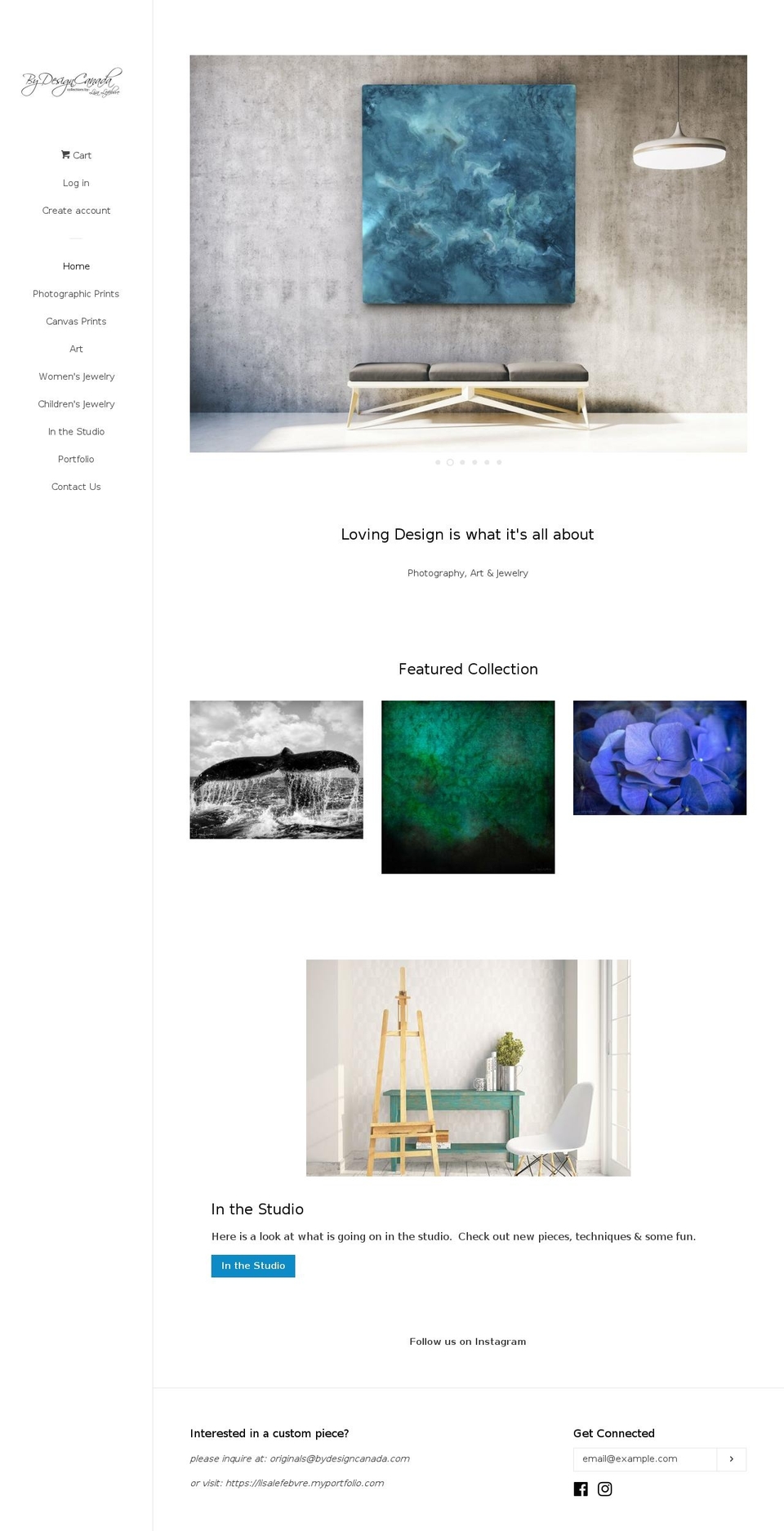 bydesigncanada.com — Shopify storefront screenshot