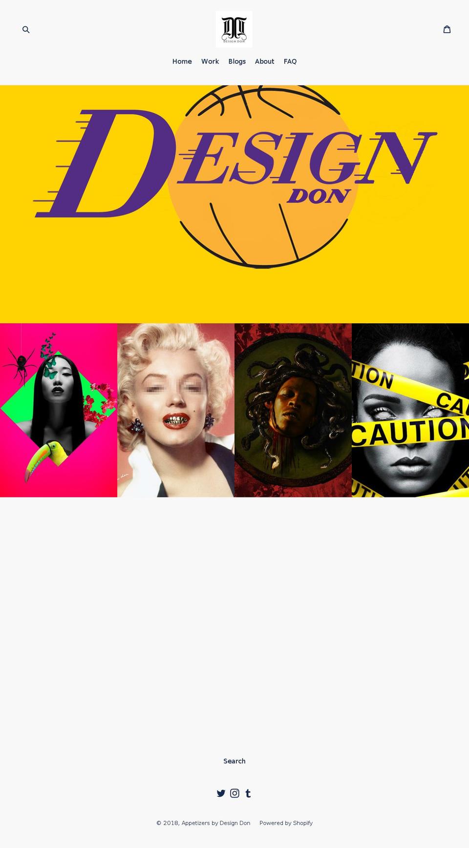 bydesigndon.com — Shopify storefront screenshot