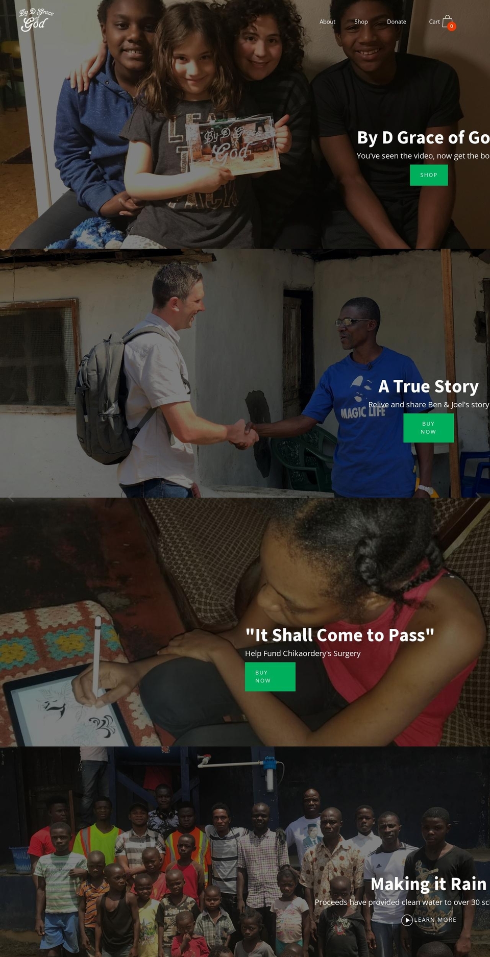 bydgraceofgod.com shopify website screenshot