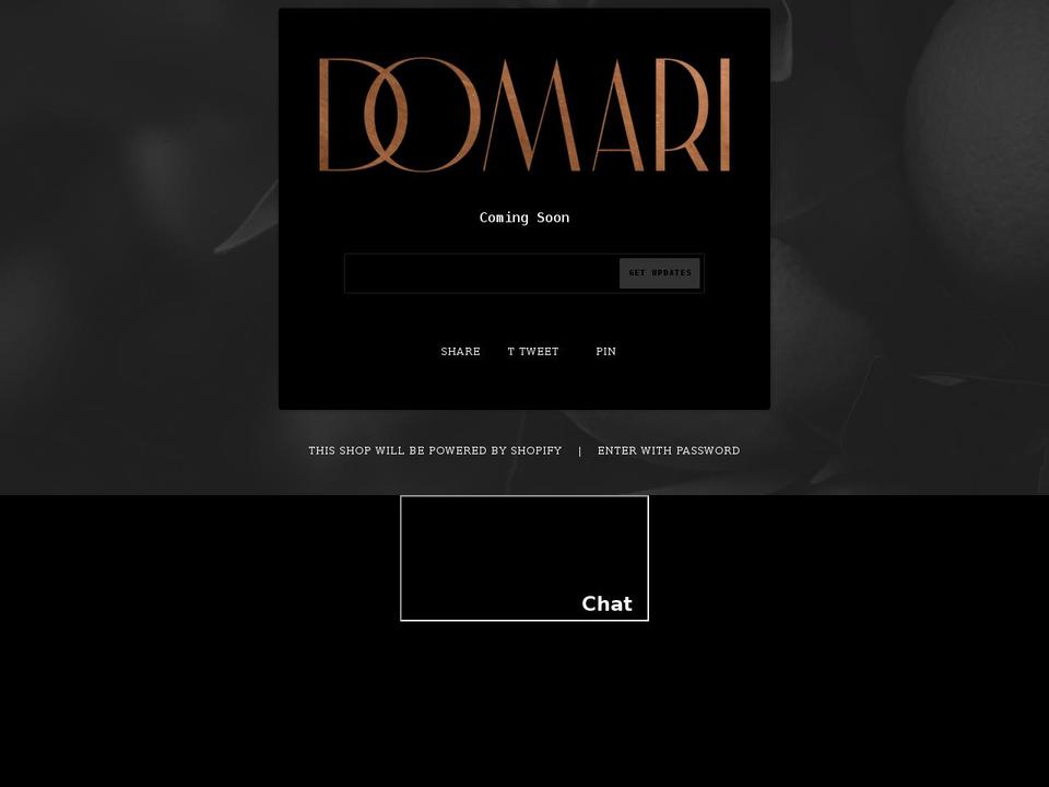 bydomari.com shopify website screenshot