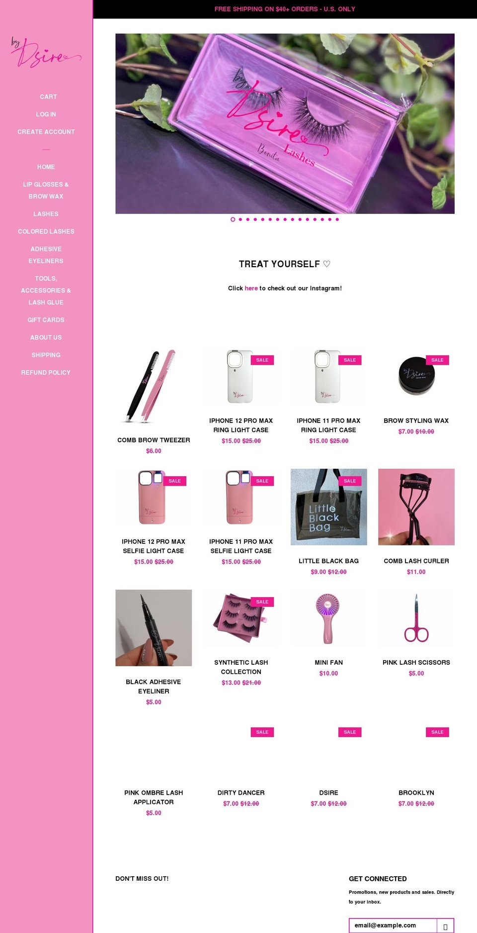 bydsire.com shopify website screenshot