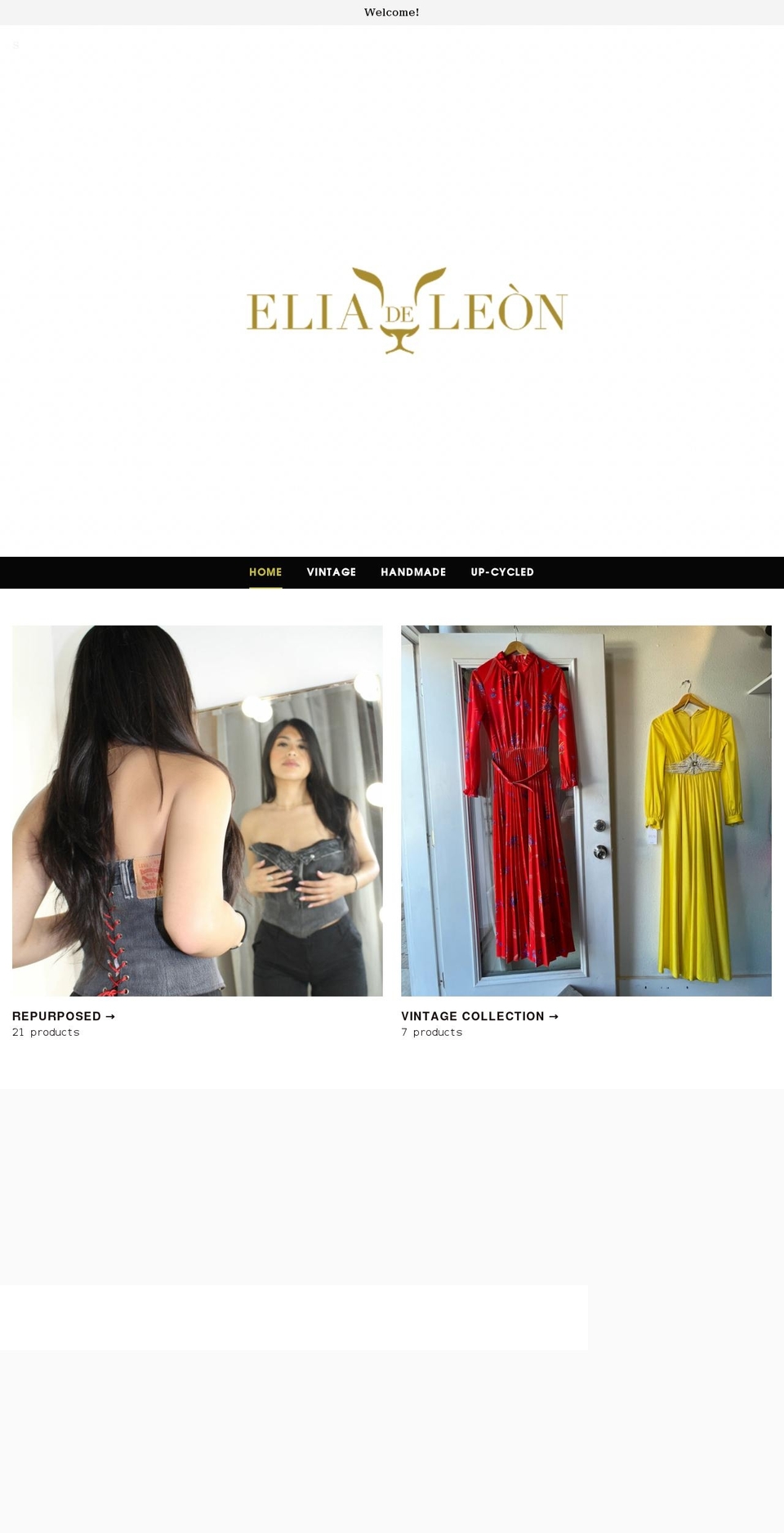 byeliadeleon.com shopify website screenshot