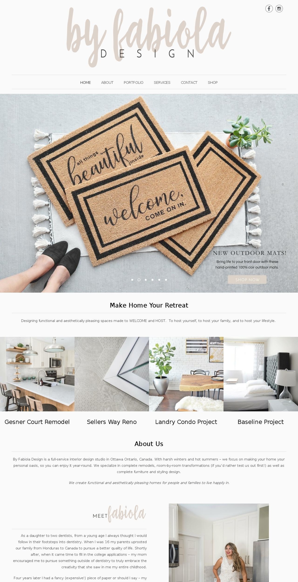 byfabioladesign.com — Shopify storefront screenshot
