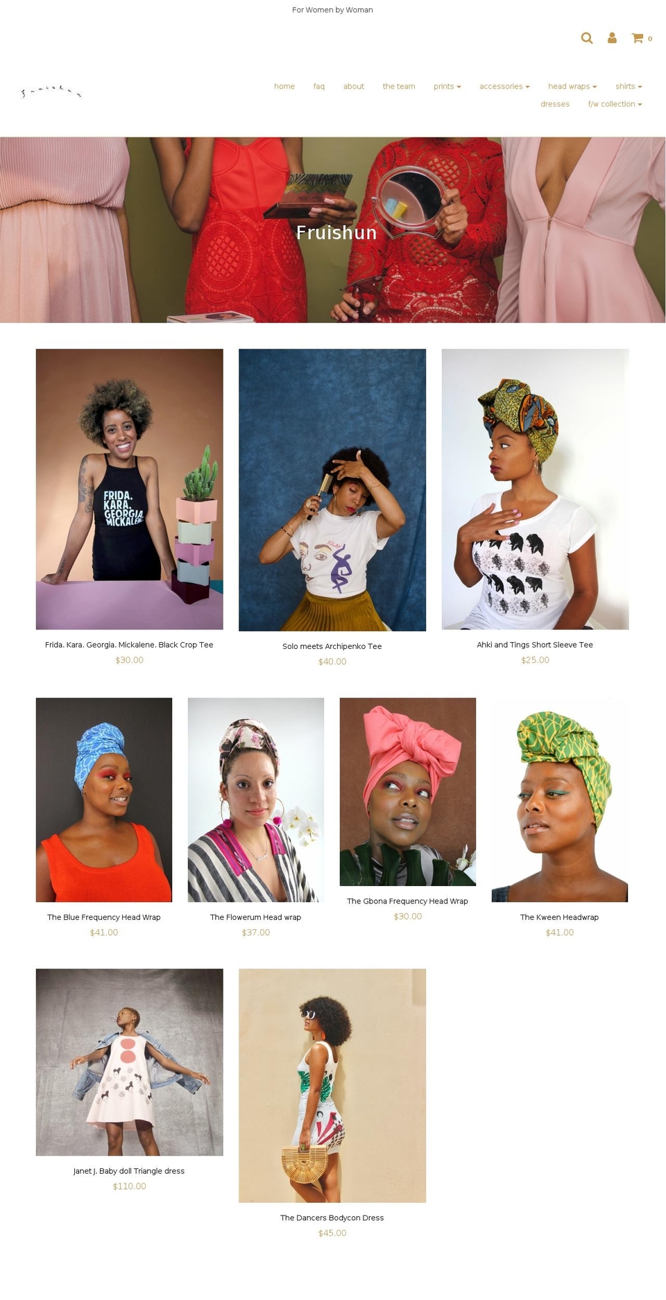 byfruishun.com — Shopify storefront screenshot