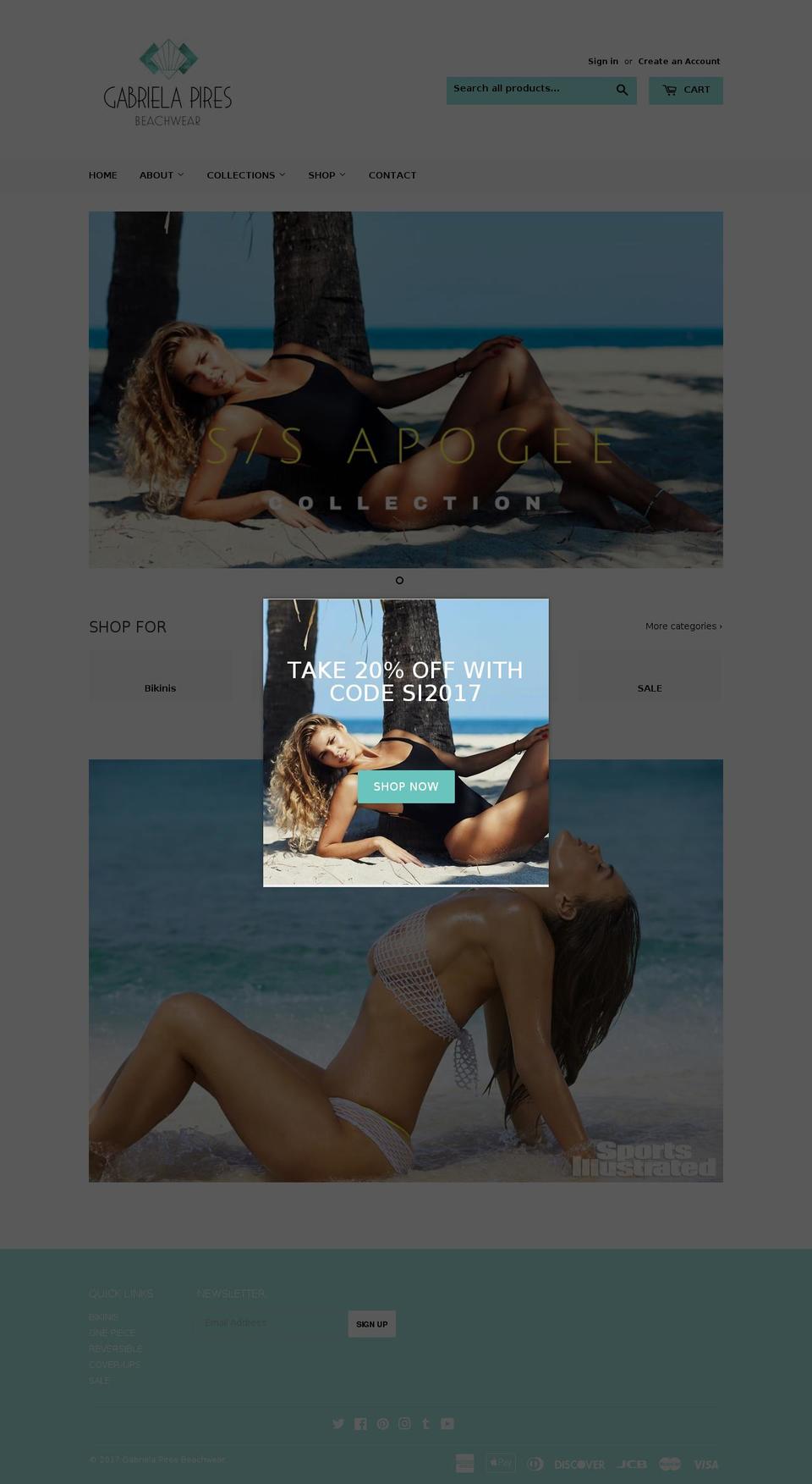 bygabrielapires.com shopify website screenshot