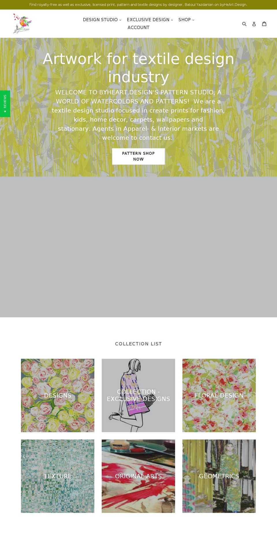 byheart.design shopify website screenshot