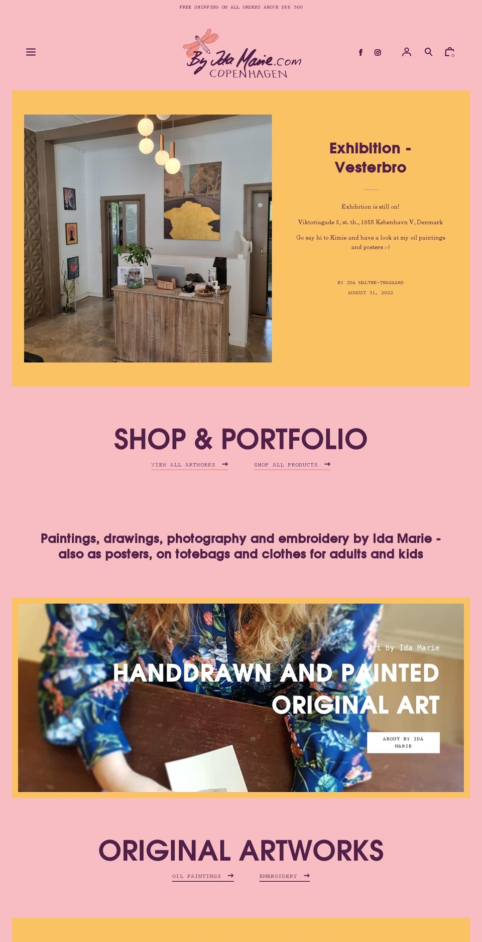 byidamarie.com shopify website screenshot