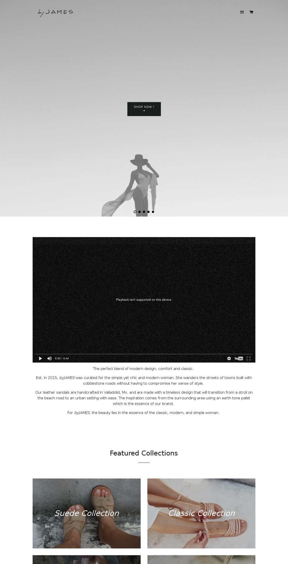 byjamesdesigns.com shopify website screenshot