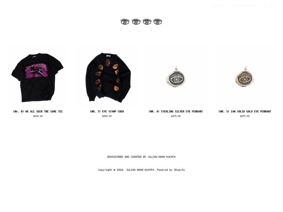 byjuliankwankuchta.com shopify website screenshot