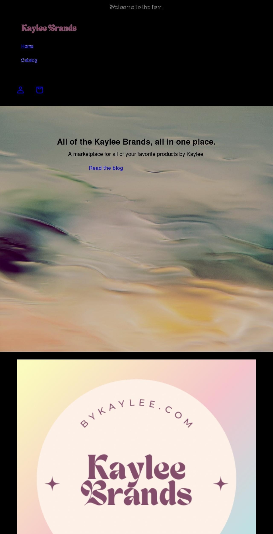 bykaylee.com shopify website screenshot