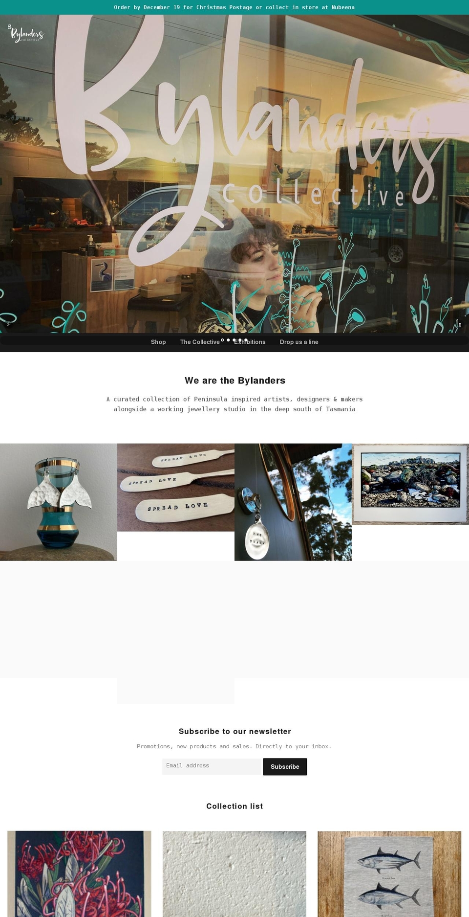 bylanders.com shopify website screenshot