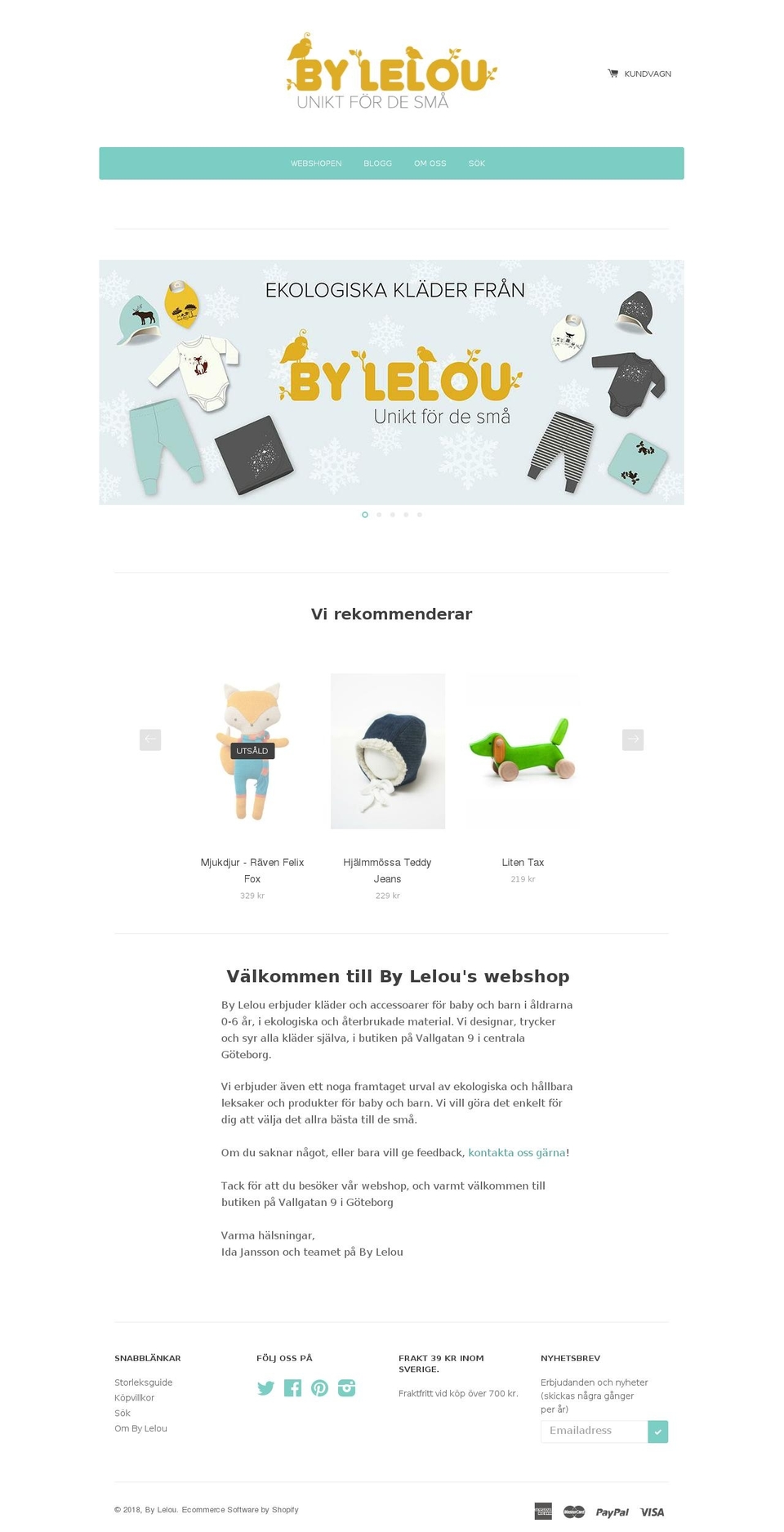 bylelou.com — Shopify storefront screenshot