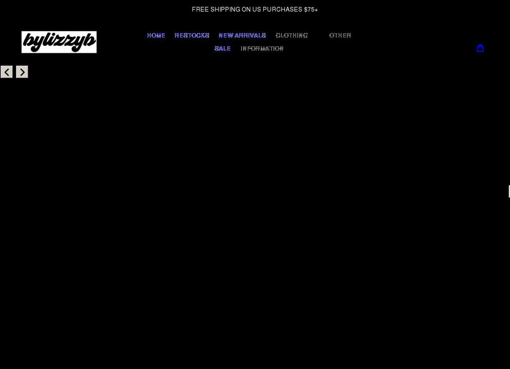 bylizzyb.com shopify website screenshot
