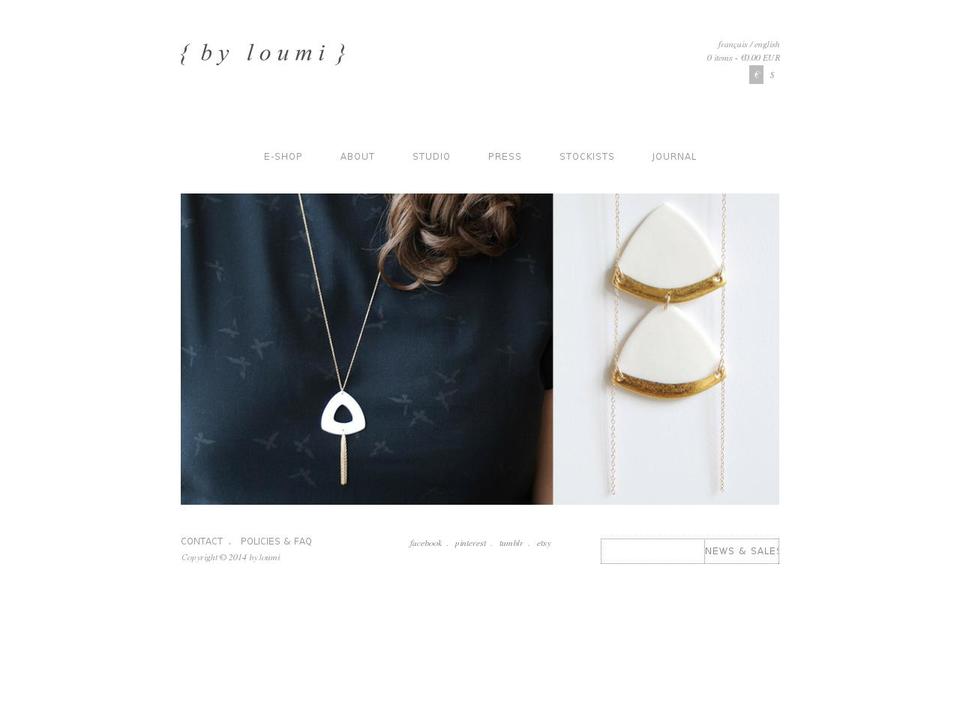 byloumi.com shopify website screenshot