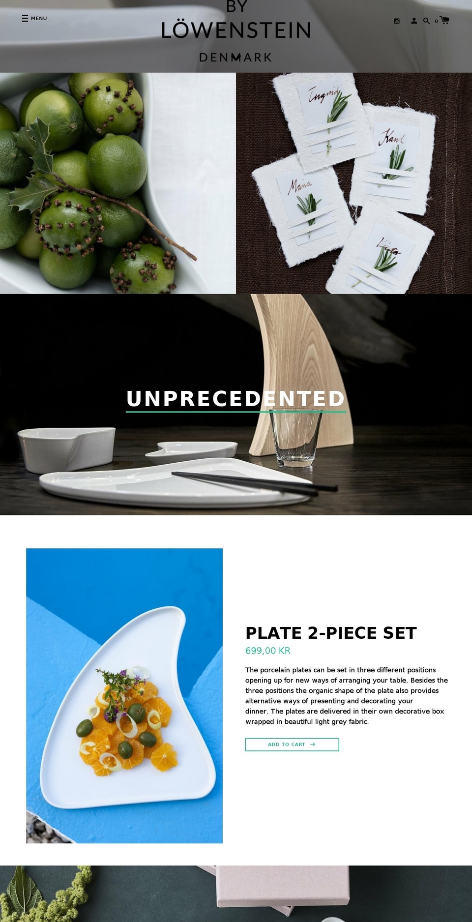 bylowenstein.com — Shopify storefront screenshot