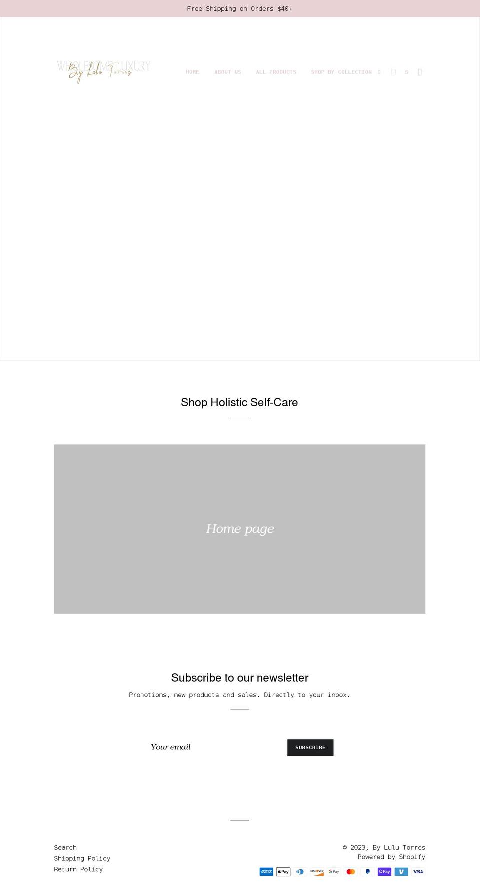 bylulutorres.com shopify website screenshot