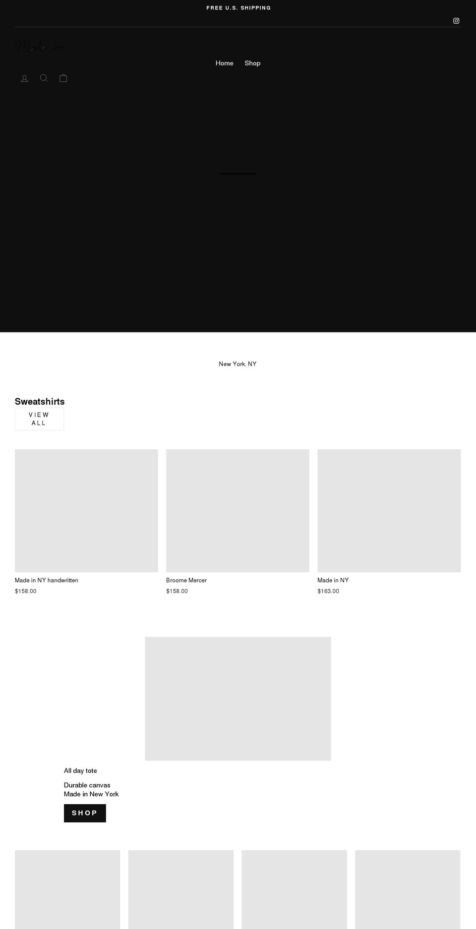 bymadein.com shopify website screenshot