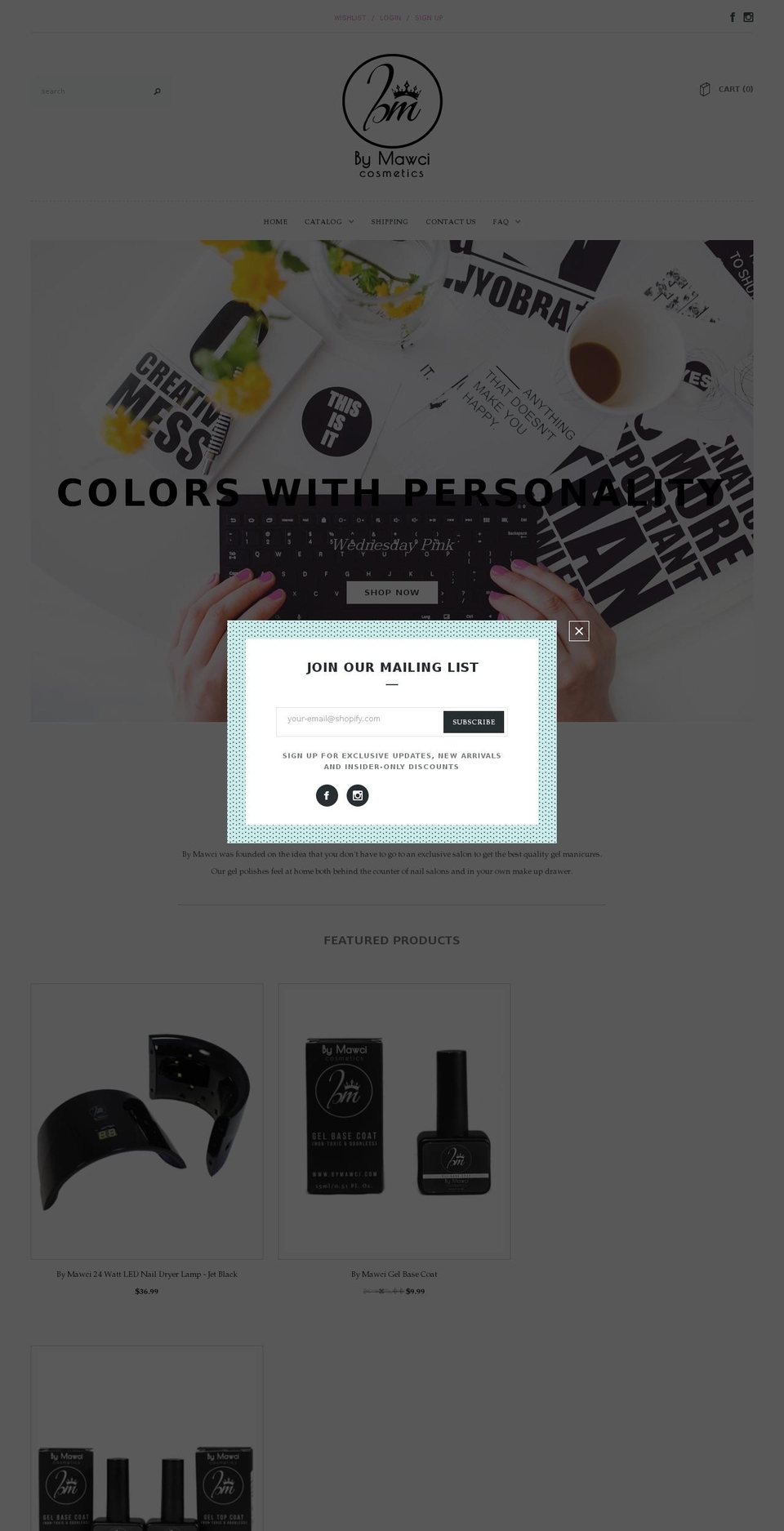 bymawci.com — Shopify storefront screenshot
