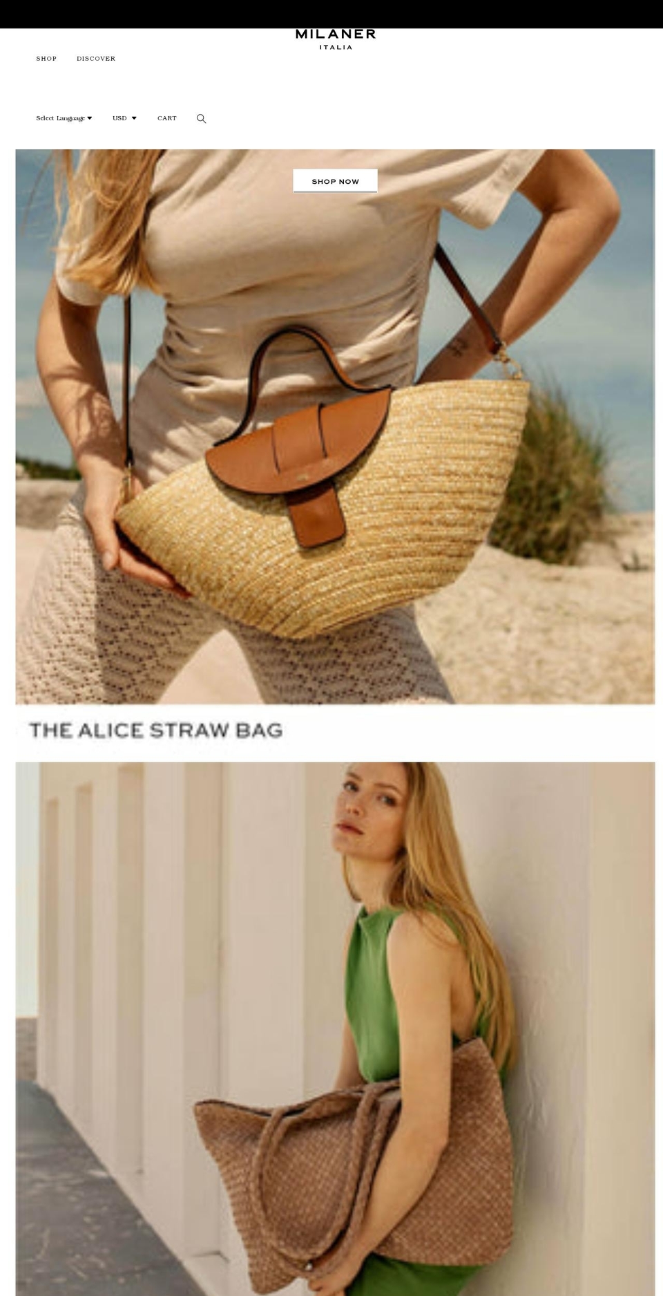 bymilaner.com shopify website screenshot
