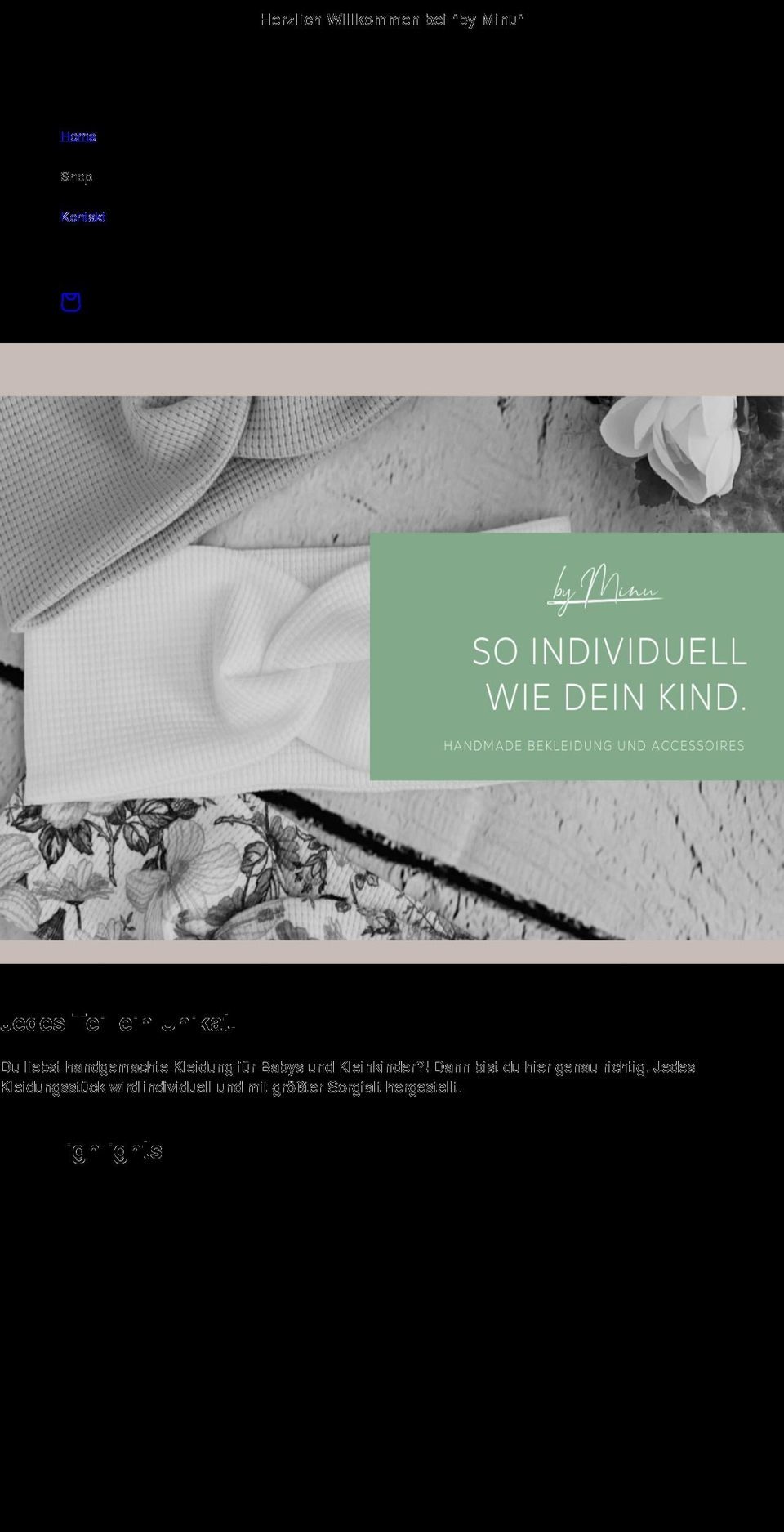 byminu.com shopify website screenshot