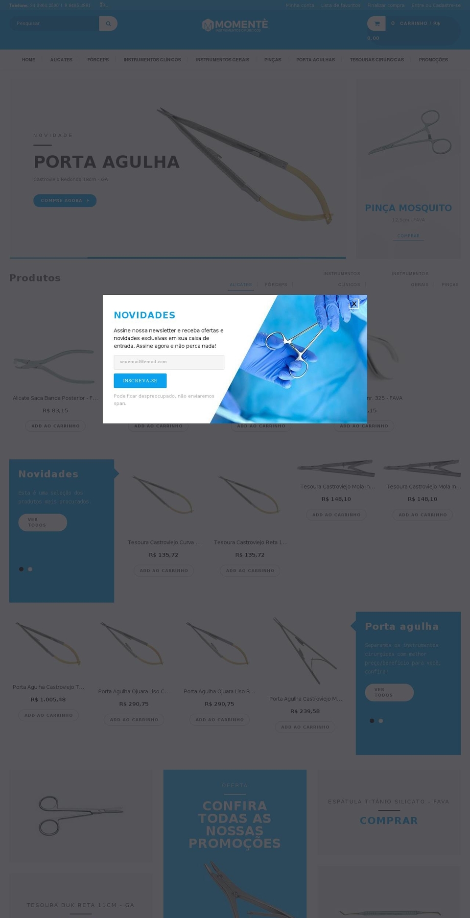 bymomente.com — Shopify storefront screenshot