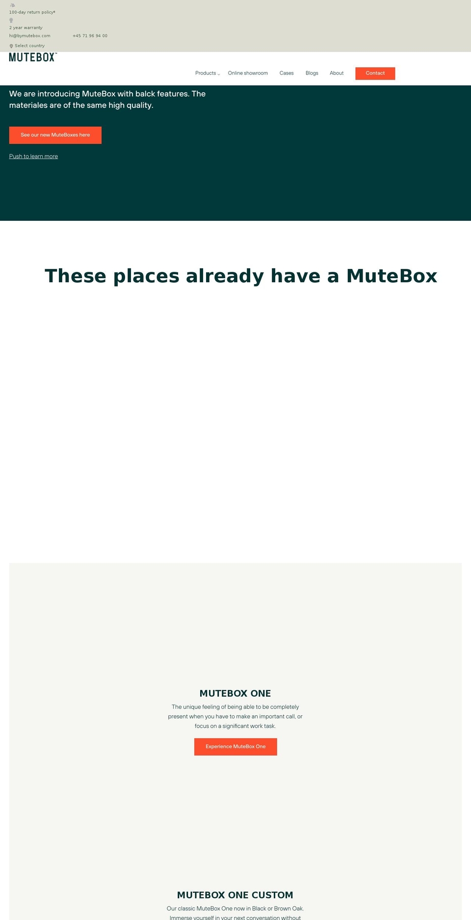 bymutebox.com shopify website screenshot