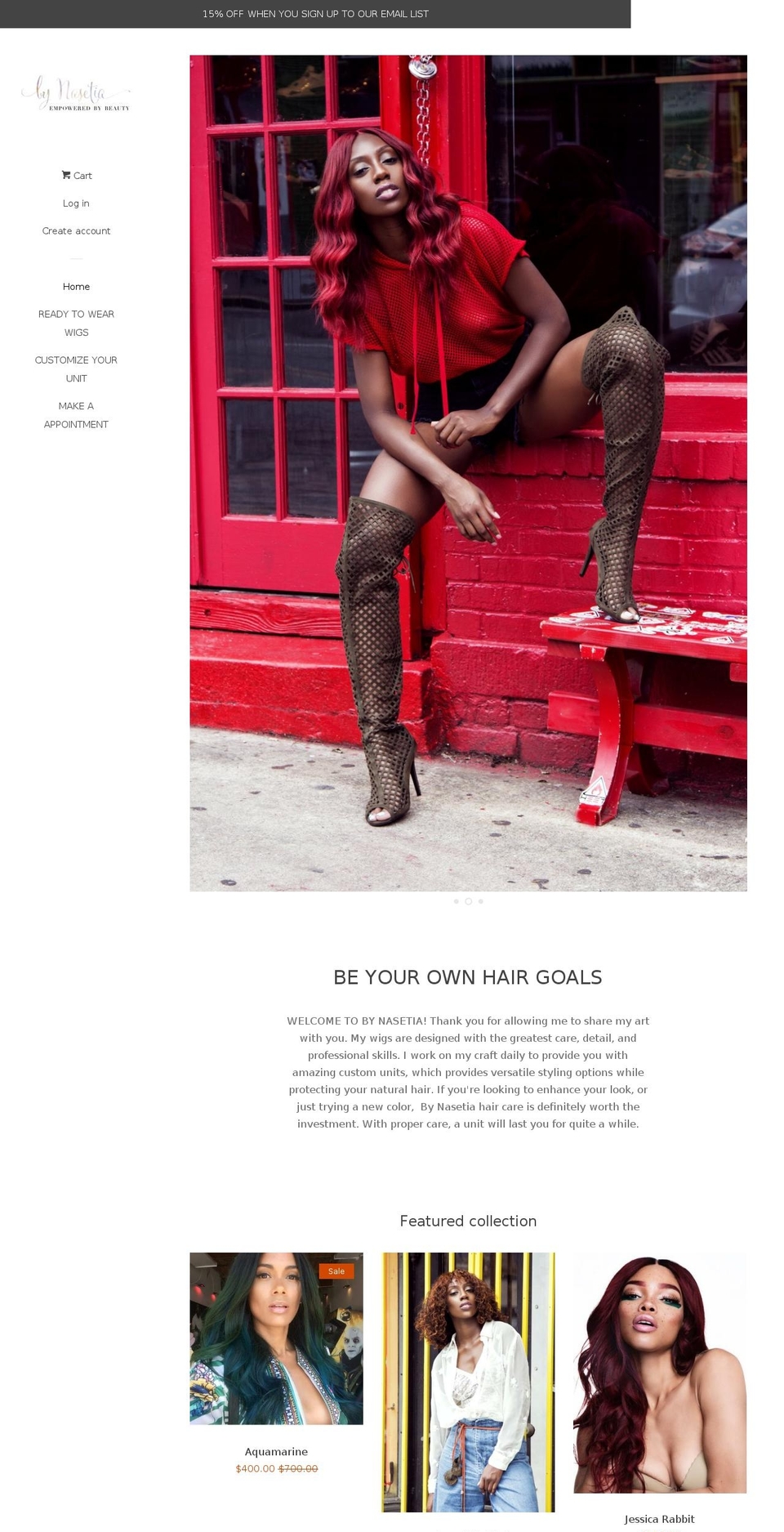 bynasetia.com shopify website screenshot