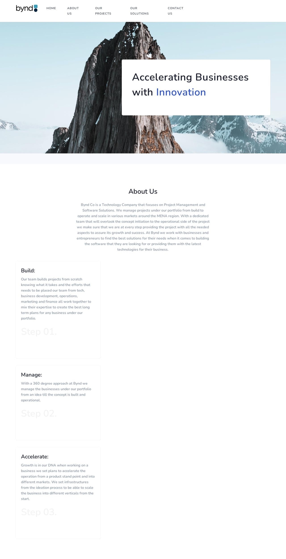 byndco.com — Shopify storefront screenshot