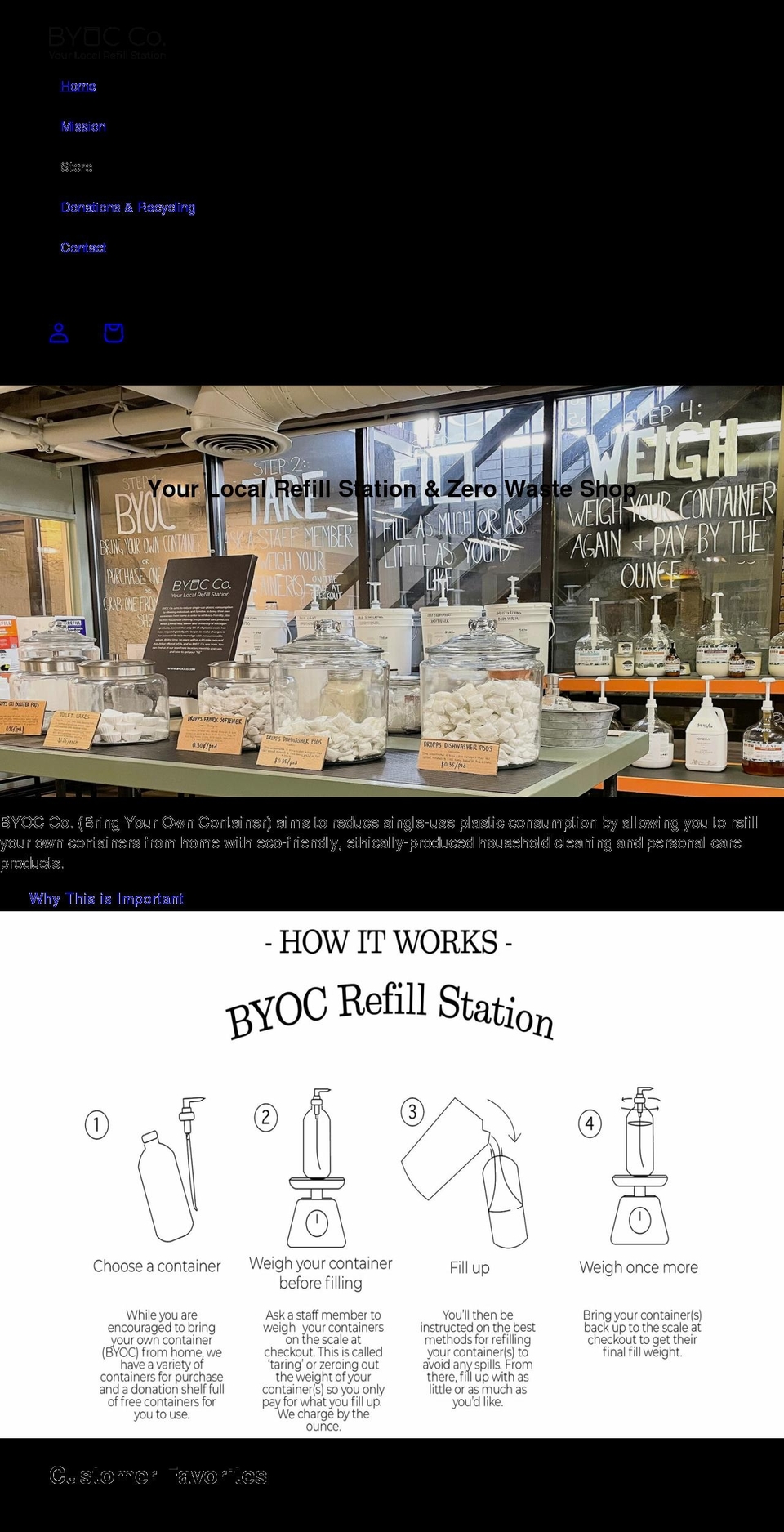 byocco.com shopify website screenshot