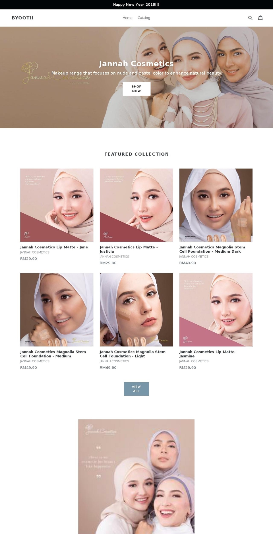 byootii.com — Shopify storefront screenshot